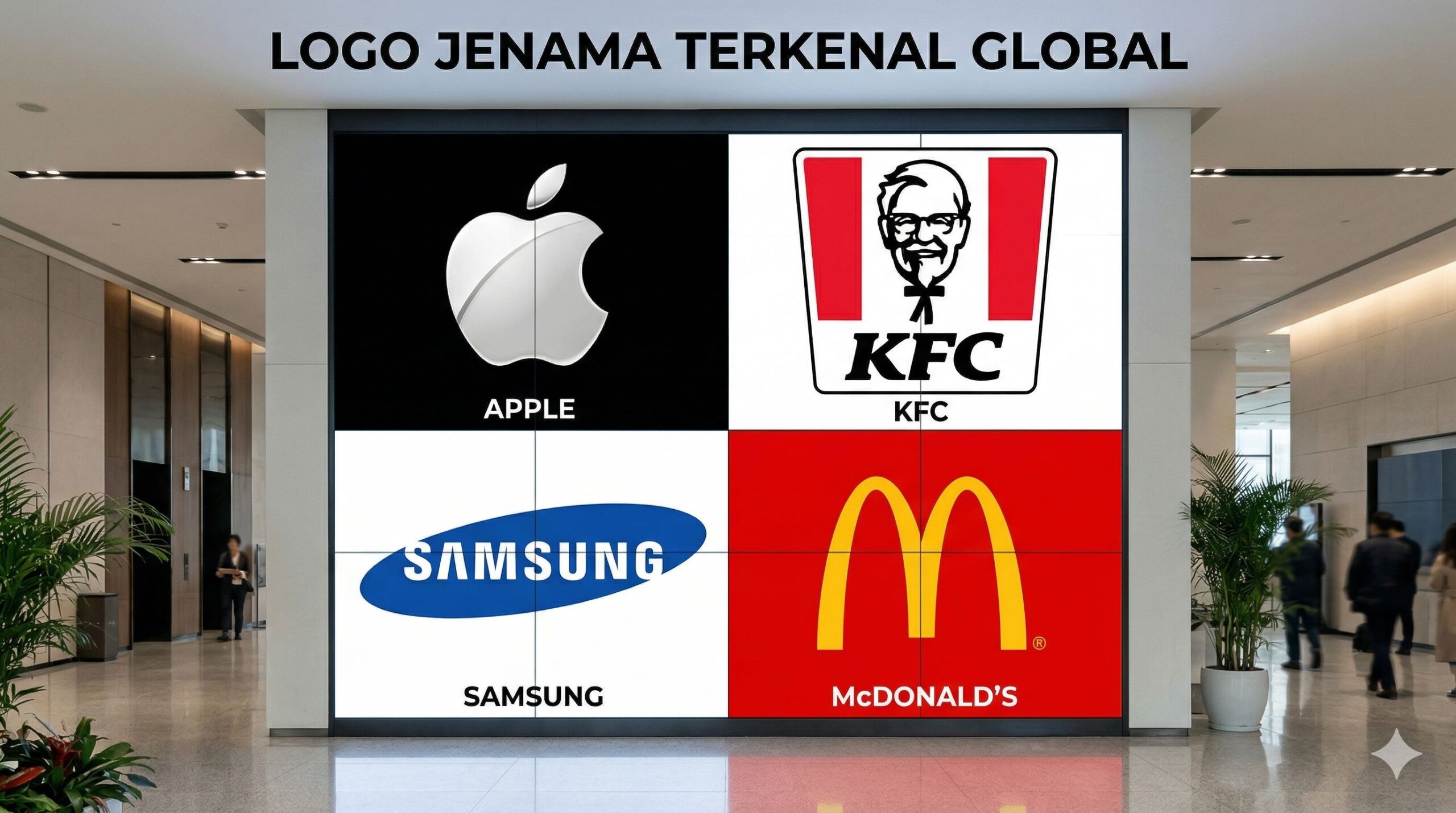 Contoh jenama terkenal yang menggunakan domain sendiri untuk membina kredibiliti dan kepercayaan pelanggan.