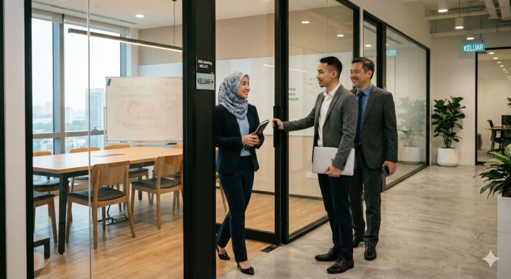 Website profesional meningkatkan kepercayaan pelanggan melalui testimoni dan bukti hasil kerja.