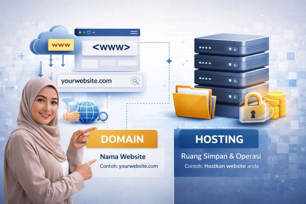 ketahui Apa Beza Domain dan Hosting