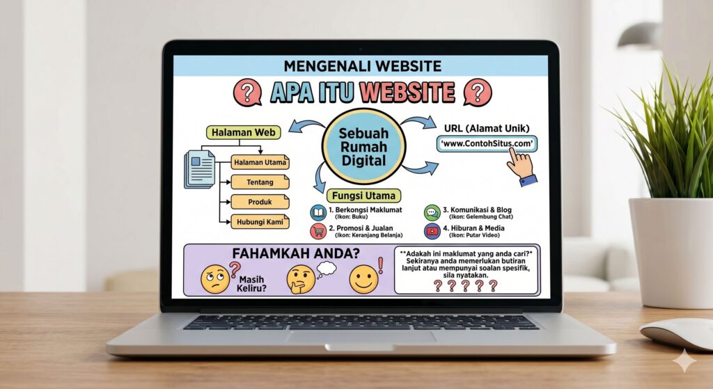Apa beza landing page vs website?