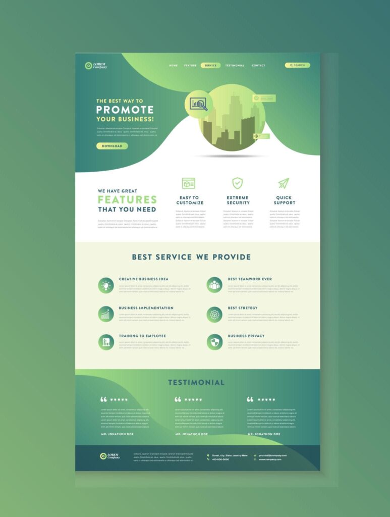 Struktur Landing Page Untuk Bisnes Yang Berkesan