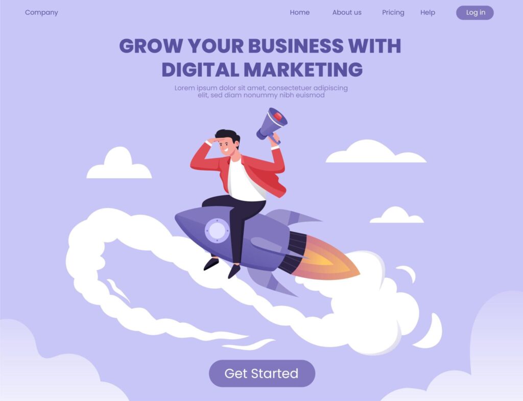 landing page design malaysia profesional