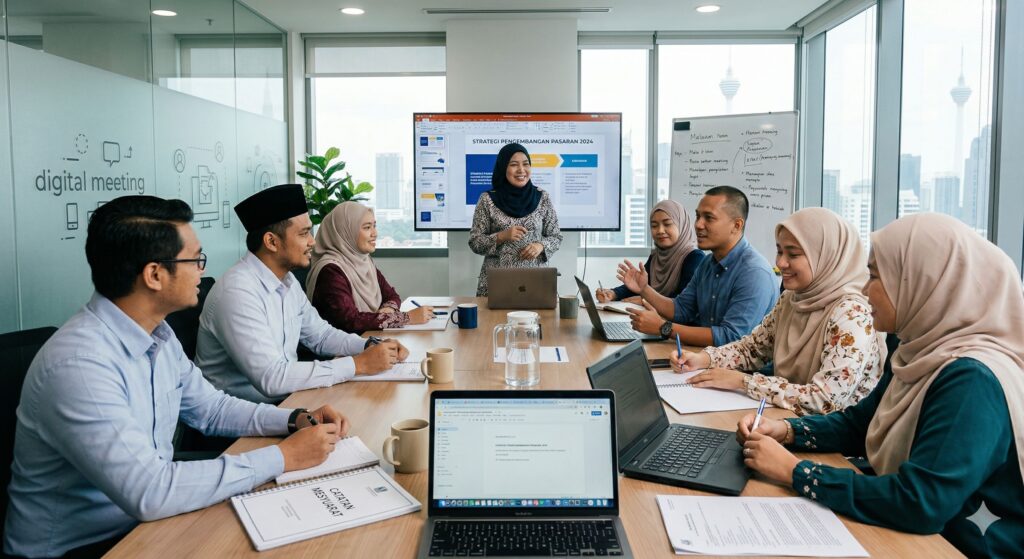 web design company malaysia team discussion